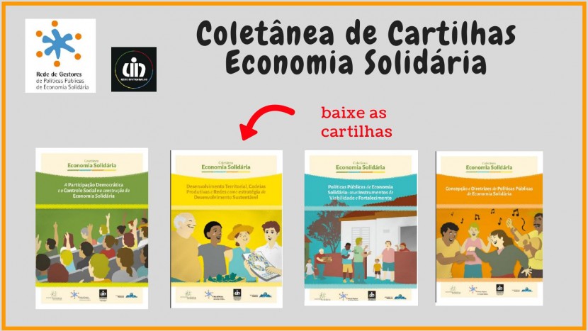CONFIRA A COLETANEA DE CARTILHAS ECONOMIA SOLIDÁRIA