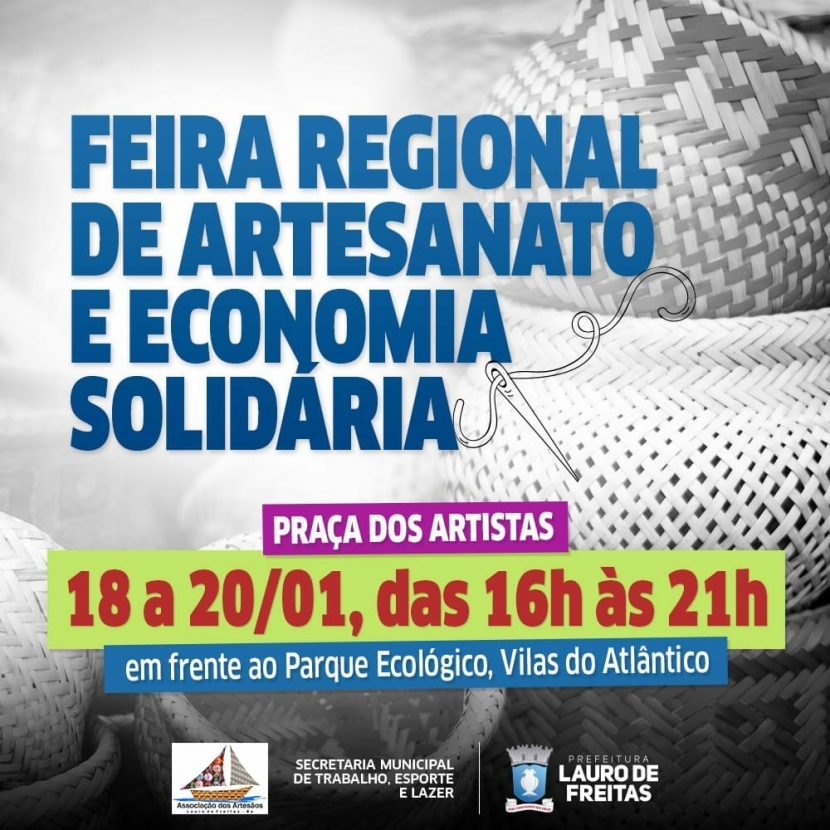 Feira Regional de Artesanato e Economia Solidária de Lauro de Freitas – BA
