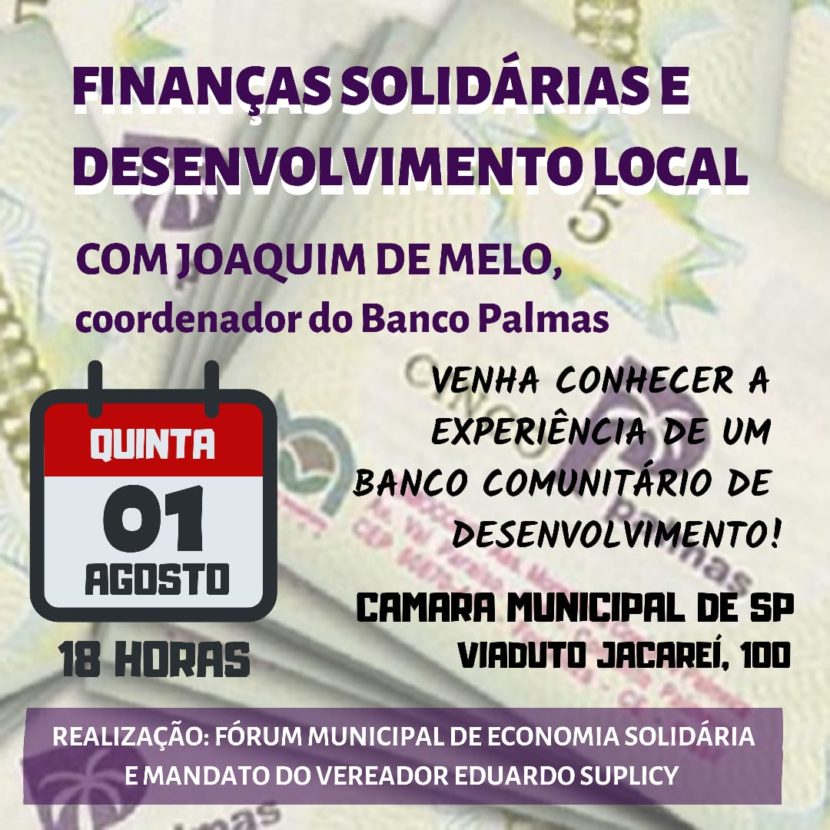 Finanças Solidárias e Desenvolvimento Local