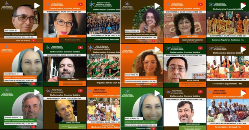 Rede reúne gestores do Brasil durante evento em homenagem ao Dia Nacional de Economia Solidária